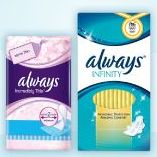 Always Pads and Liners only $2.52 at Walmart