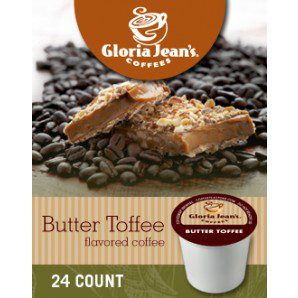 Gloria Jean’s Butter Toffee K-Cups only $11.99 for a pack of 24 | Save on K-Cups
