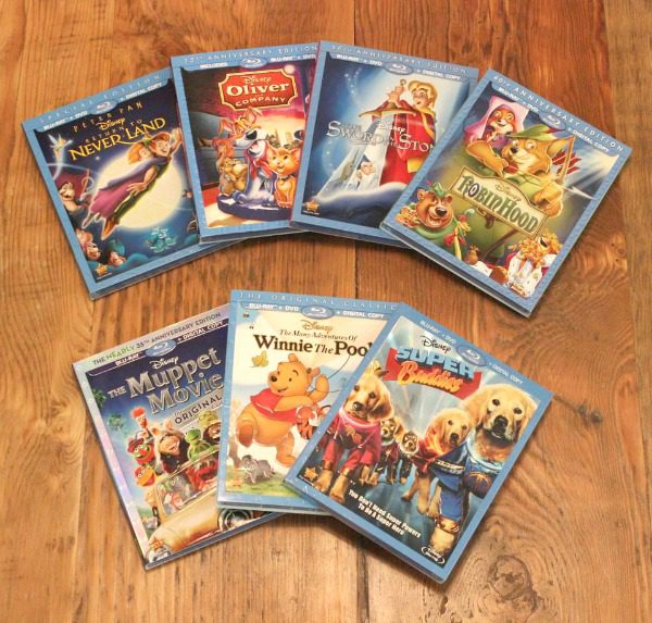 HUGE Disney Home Entertainment Giveaway – Win 7 Blu-ray/DVD Combo Packs (ends 9/2)