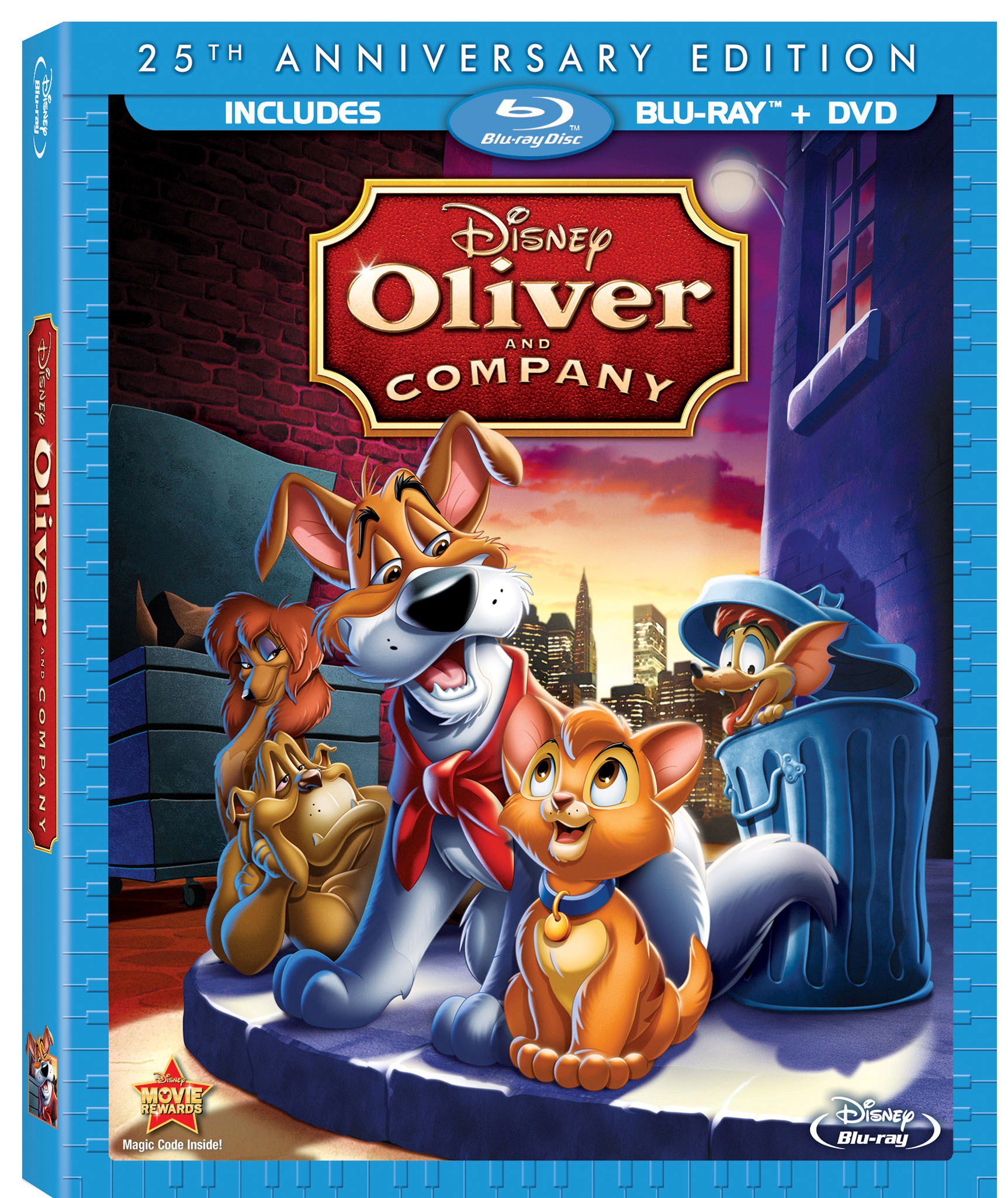 Oliver And Company 25th Anniversary on Blu-ray + DVD
