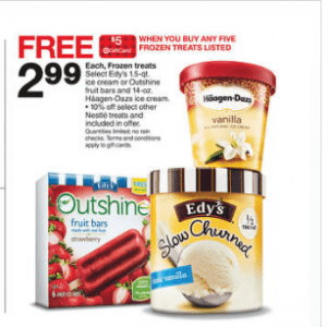 Frozen Treats only $0.99 at Target