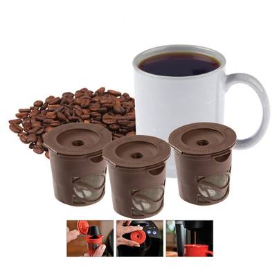 3-Pack Reusable Single Cup Coffee Pods for $4.99