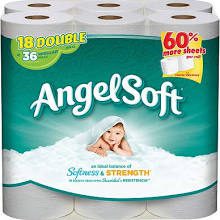 Angel Soft Bath Tissue 36 pack only $12.25 at Target