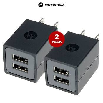 2-Pack Dual Port USB Travel Wall Charger for $3.99