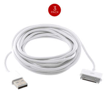 9 Foot iPad/iPhone Charge Sync Cable 3 pack for $9.99 + FREE Shipping