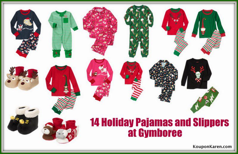 14 Holiday Pajamas and Slippers at Gymboree