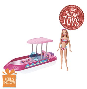 Barbie Doll & Speedboat Set by Mattel for $23.99 | Save $36