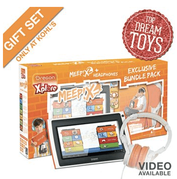 MEEP! X2 Android 4.2 Kid’s Tablet & Headphones Gift Set for $64.99 at Kohl’s (Save $135!)