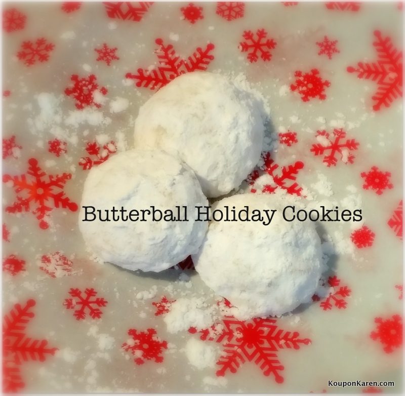 Butterball Cookie Recipe {no egg recipe}