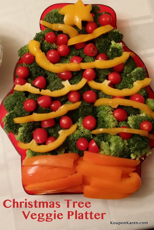 Christmas Tree Veggie Platter