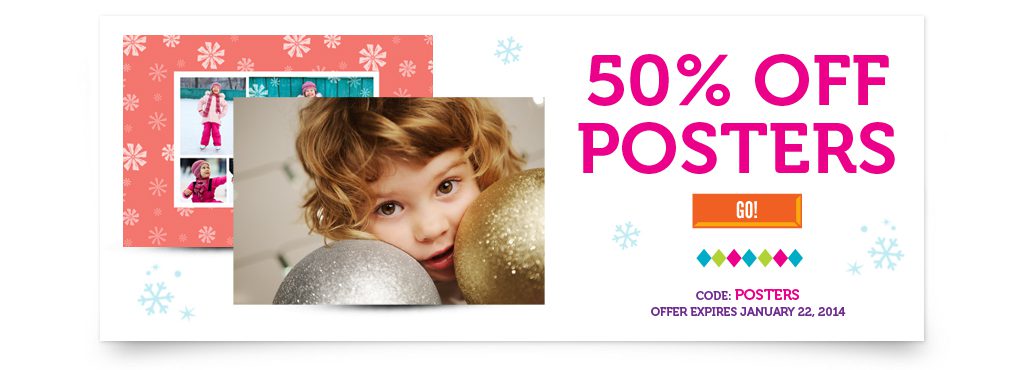 50% off Photo Posters