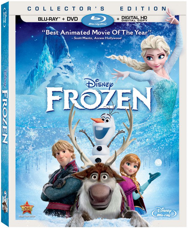 Frozen wins Golden Globe for Best Animated Film {on Blu-ray March 18, 2014}