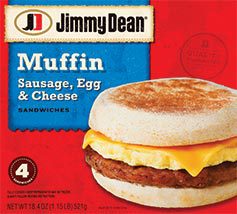 Jimmy Dean Breakfast Sandwichs only $5.22 at Walmart