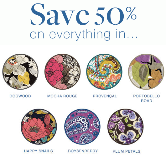 Vera Bradley 50% off Sale {and my Vera Christmas Gift}