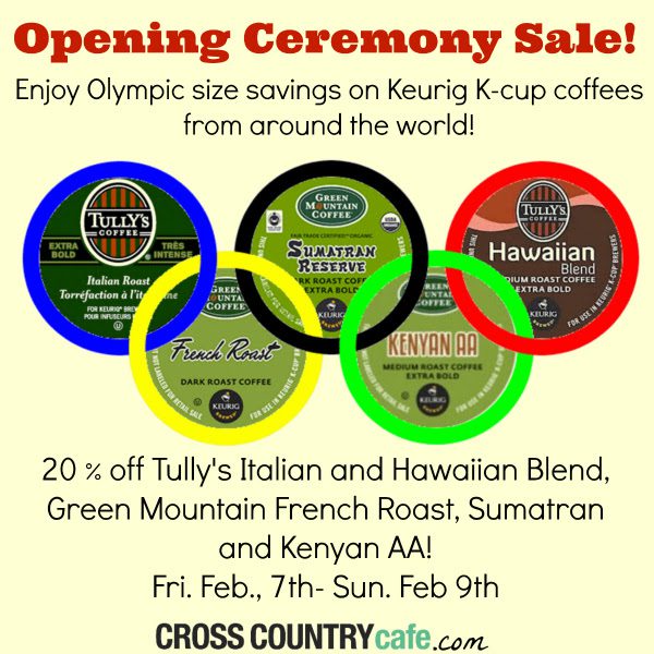 K-Cup Sale | 20% off Select K-cups from Around the World