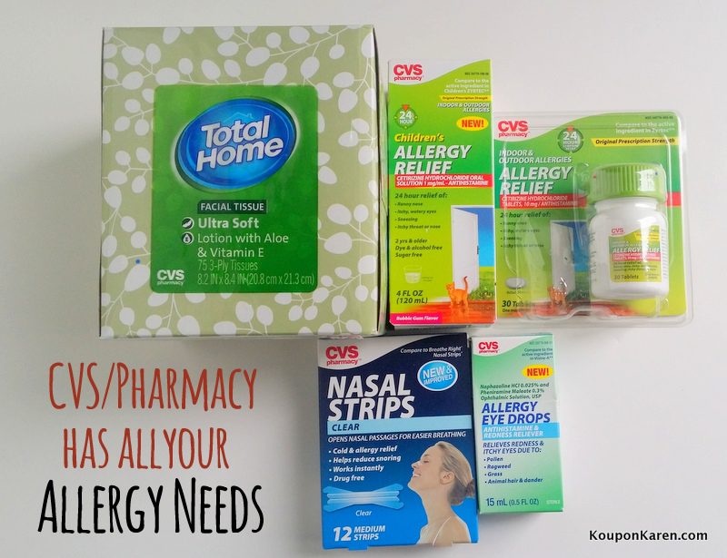 CVS/Pharmacy has all your Allergy Needs {as we Head into the Sneezing Season}