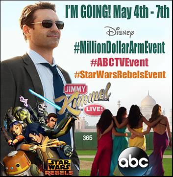I’m heading to LA For another Red Carpet Event and So Much MORE #MillionDollarArmEvent, #ABCTVEvent and #StarWarsRebelsEvent