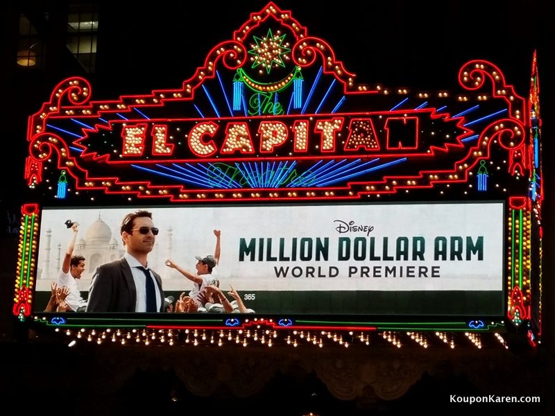 Million Dollar Arm Premiere at the El Capitan Theatre #MillionDollarArmEvent