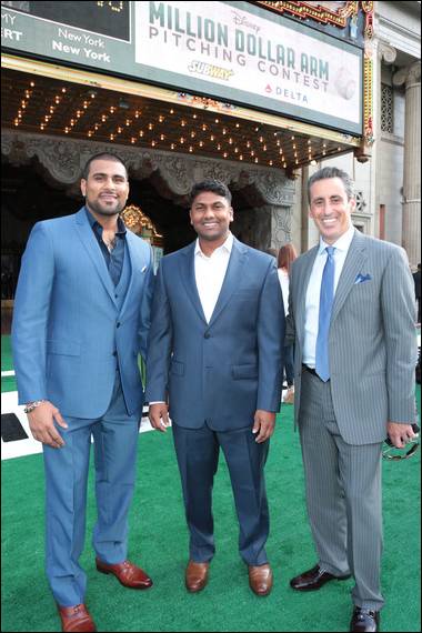 Interview with the Real Dinesh Patel, Rinku Singh & JB Bernstein from Million Dollar Arm #MillionDollarArmEvent