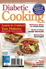 Diabetic Cooking Magazine for only $4.50 A Year!