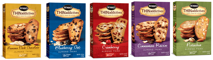 Nonni’s THINaddictives Banana Dark Chocolate and Blueberry Oat {Giveaway}