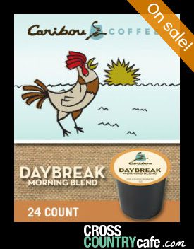 Caribou Daybreak Morning Blend K-cups only $11.99