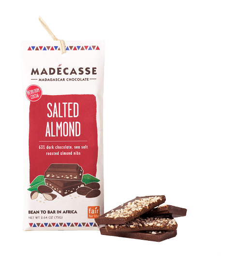 Madécasse Salted Almond Chocolate Bar {Giveaway}