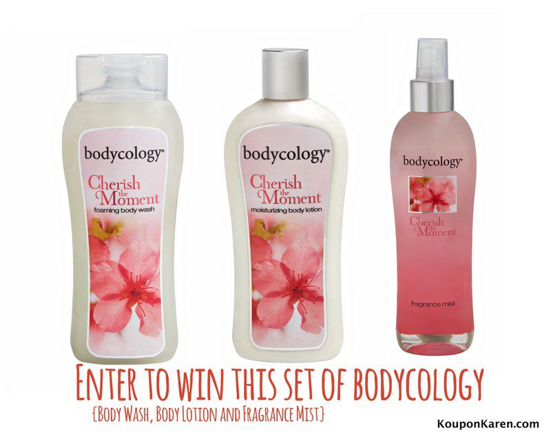 bodycology Cherish the Moment Body Lotion, Wash and Fragrance Mist {Giveaway}