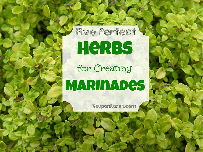 Five Perfect Herbs for Making Marinades