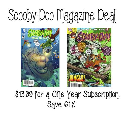 Save 61% on a Subscription to Scooby-Doo, Where Are You? Magazine