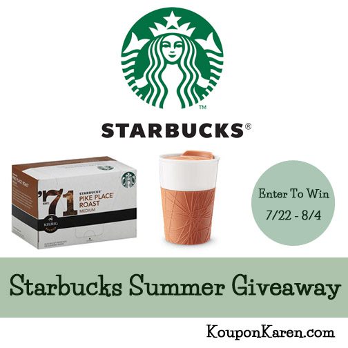 Summer Giveaway Treat from Starbucks {Giveaway}