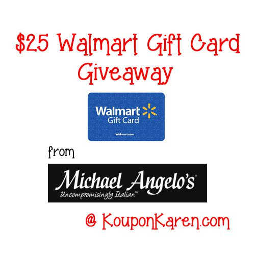 Michael Angelo’s Family Size Meals & Win a $25 Walmart Gift Card {Giveaway}