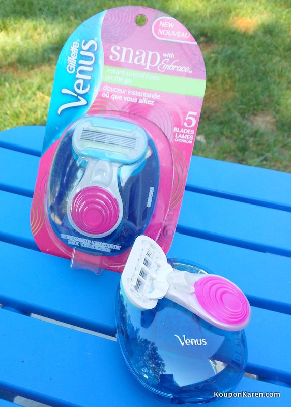 The Venus Snap Razor is Perfect for Summer Travel #InASnap