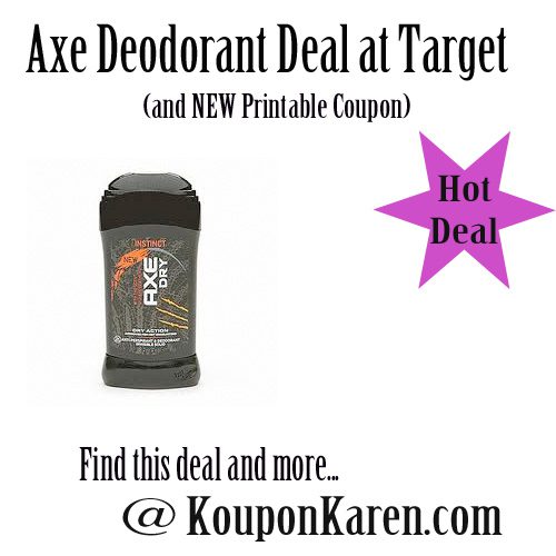 AXE Deodorant only $0.99 at Target