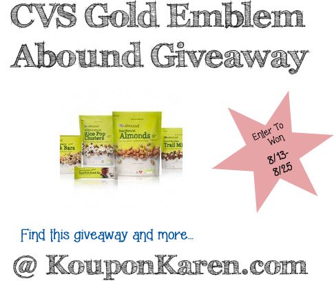 Find Gold Emblem Abound Healthy Products on Shelves at CVS {Giveaway}