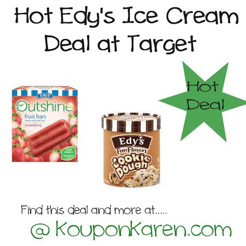 HOT Edy’s Ice Cream Deal at Target