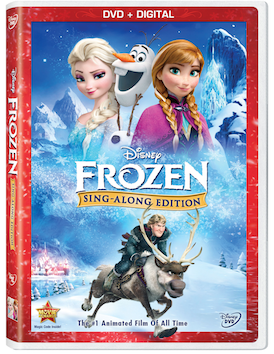 The FROZEN DVD Sing-Along will Light Up Your Holidays