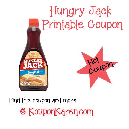 Hungry Jack Syrup only $1.76 at Target