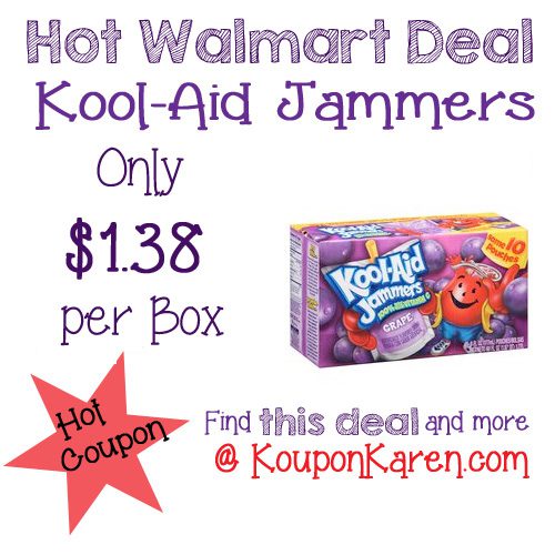 Kool-Aid Jammers only $1.38 each at Walmart