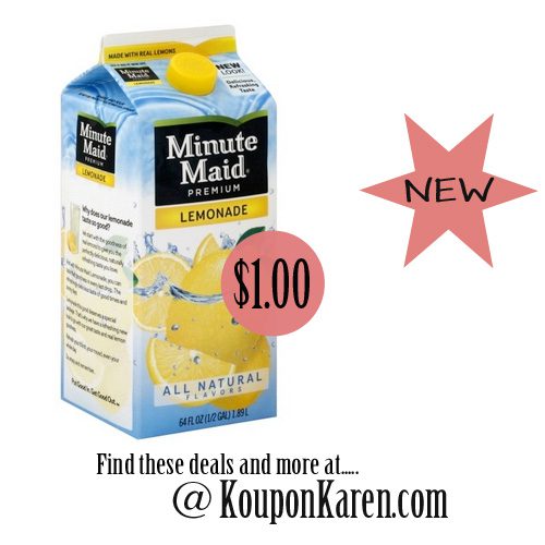 Minute Maid Walmart Deal