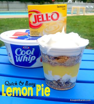 Lemon Pie in a Cup – Quick and Easy Snacks