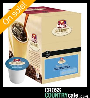 Folgers Vanilla Biscotti K-cups only $11.99 each at Cross Country Cafe