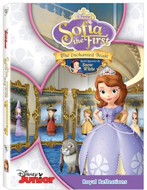 Sofia The First The Enchanted Feast DVD featuring Snow White
