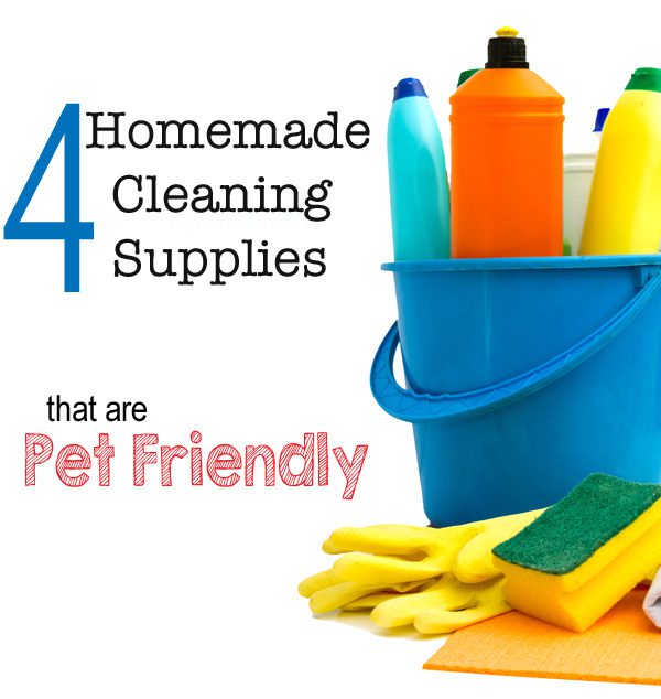 4 Pet Friendly Homemade Cleaning Supplies