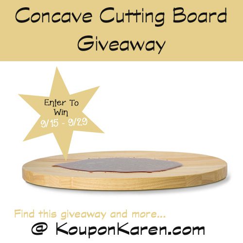 Slice your Next Roast on a Concave Cutting Board {Giveaway}