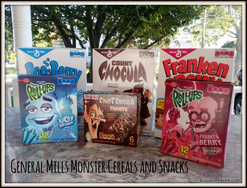 General Mills Monster Cereals in Special Throwback Packaging #RetroMonsterCereal