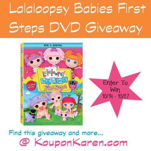 Lalaloopsy Babies First Steps DVD {Giveaway}