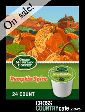 Green Mountain Pumpkin Spice Kcups only $11.99 per box of 24!