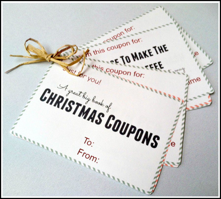 FREE Printable Christmas Coupon Book + 10 off Coupon for Cross Country
