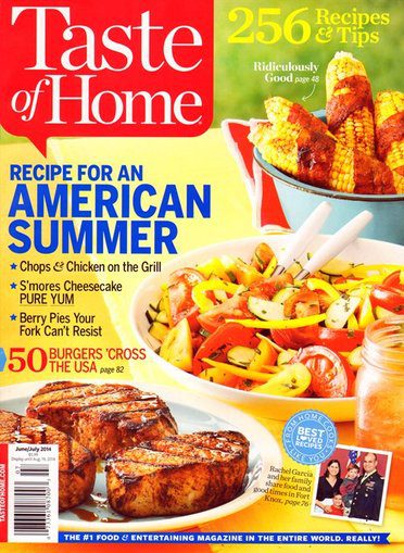 Taste of Home Magazine Only $6.25 a Year